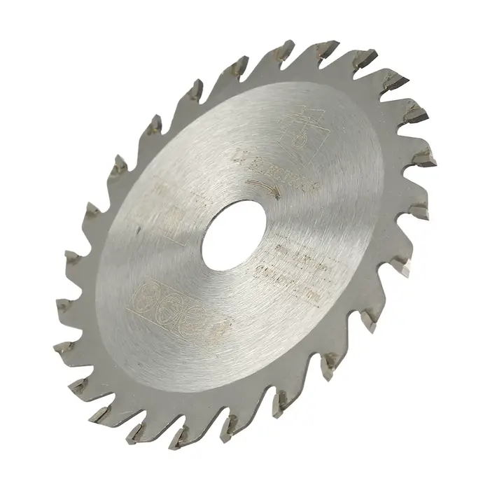 Disque de coupe circulaire en carbure cémenté 85 mm x 15 mm à 24 dents pour outil rotatif de travail du bois