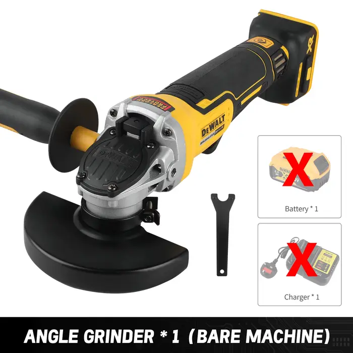 NOUVEAU 2026 DEWALT DCG406 Meuleuse sans fil 20V 125mm, Moteur sans balais, 10000 tr/min, Conception