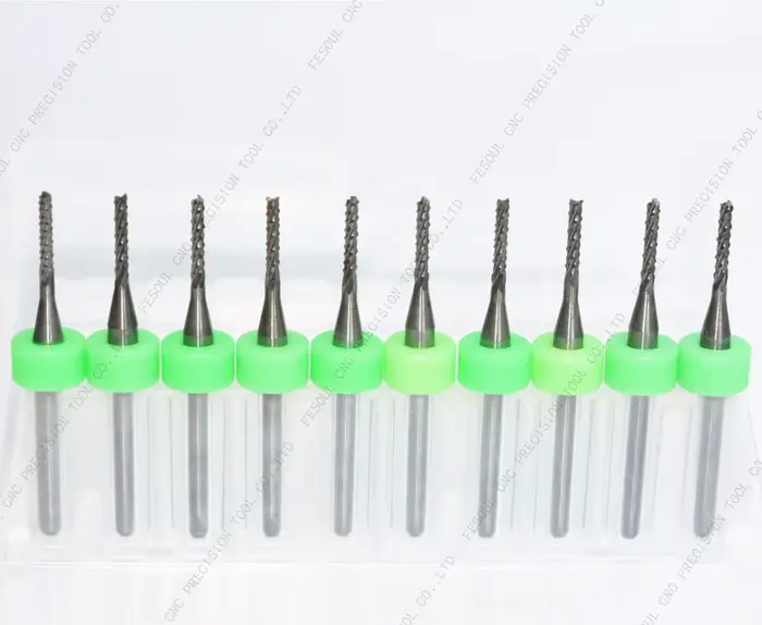 Micro fraise PCB en carbure monobloc pour machine CNC