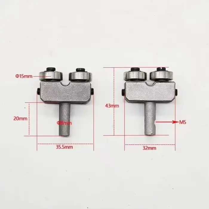 Guides de lame de scie à ruban, 2 pièces, Guide de lame à roulement à billes pour scie à ruban en bo