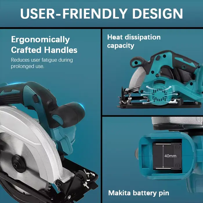 Makita – scie circulaire électrique sans balais de 5/7 pouces