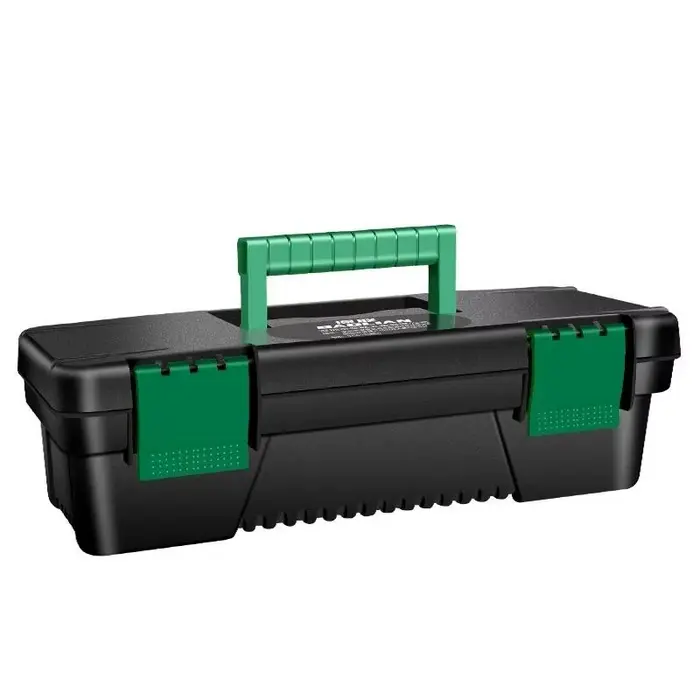 ♬ Boîte à outils en plastique de 10 pouces, boîte de rangement pour outils de menuiserie, réparation