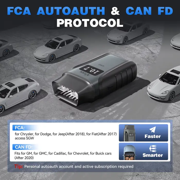 XTOOL A30D OBD2 Scanner système complet outils de Diagnostic de voiture avec 19 réinitialisation FCA Auto Auth CANFD