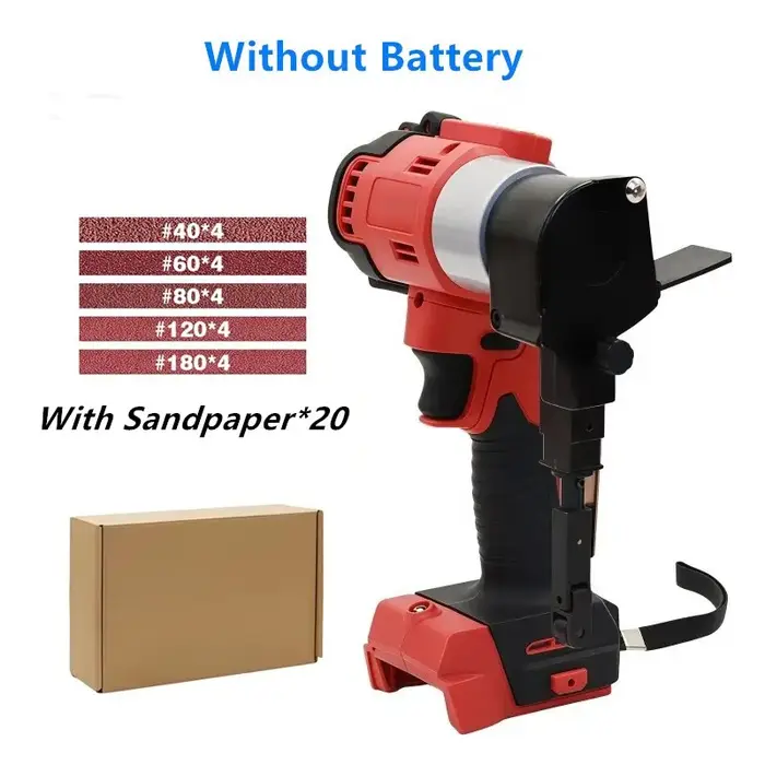 Ponceuse à bande électrique sans balais pour batterie Milwaukee 18V