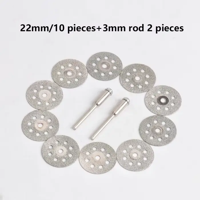 Lame de scie circulaire diamantée à 8 trous, petite lame de découpe de 25 mm pour meuleuse électriqu