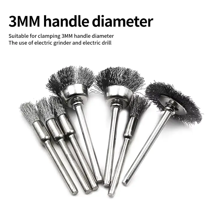 Mini brosses métalliques en acier