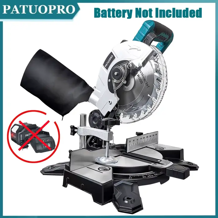 Makita – scie à onglet sans fil, Angle réglable, alimenté par batterie, Machine de découpe, métal, b