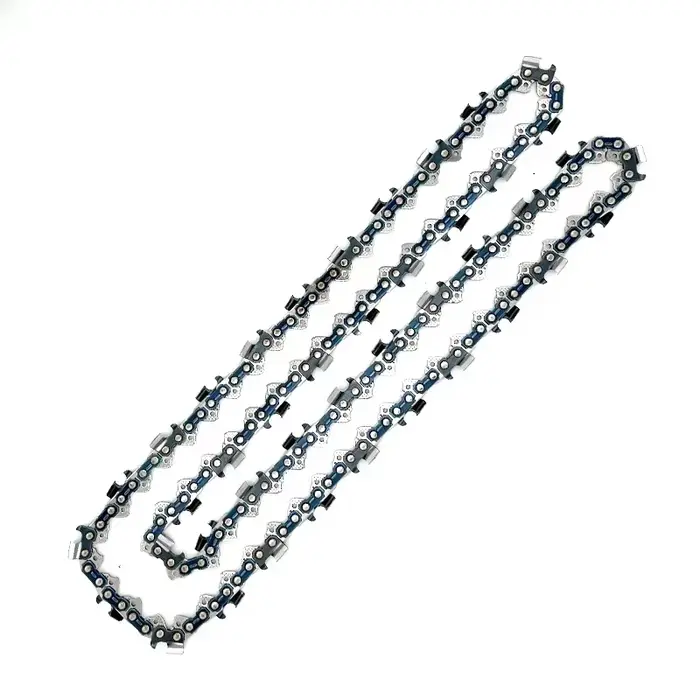 Accessoires de tronçonneuse lame de scie à chaîne ciseau complet 3/8 "(0.375") 84 maillons 76 maillo