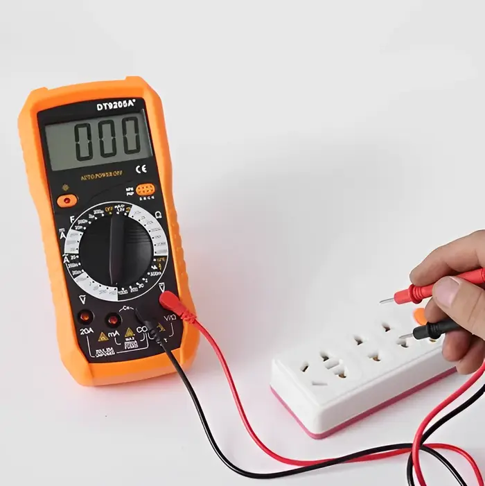 Multimètre numérique portable professionnel C/capimètre E Beep Bateria Cabo TesteMediction Display -
