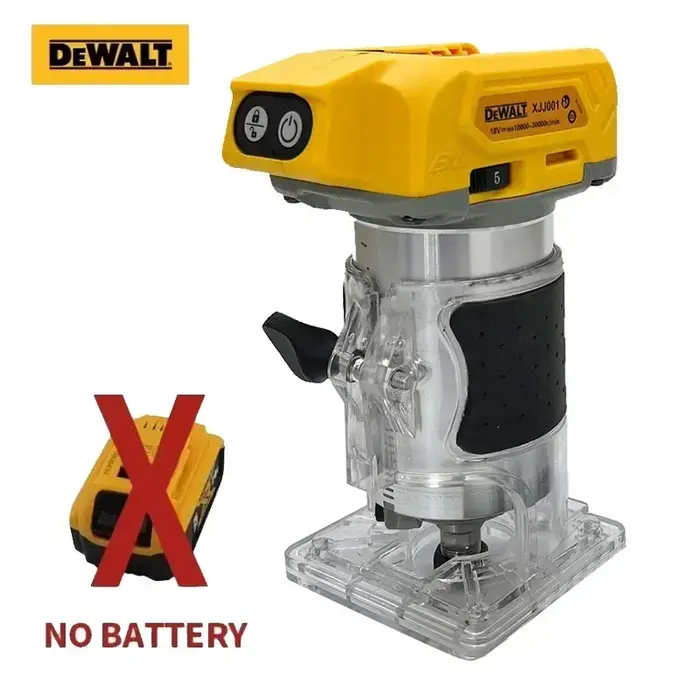 Routeur à bois sans fil Dewalt 33000 tr/min : un outil polyvalent conçu pour le rainurage