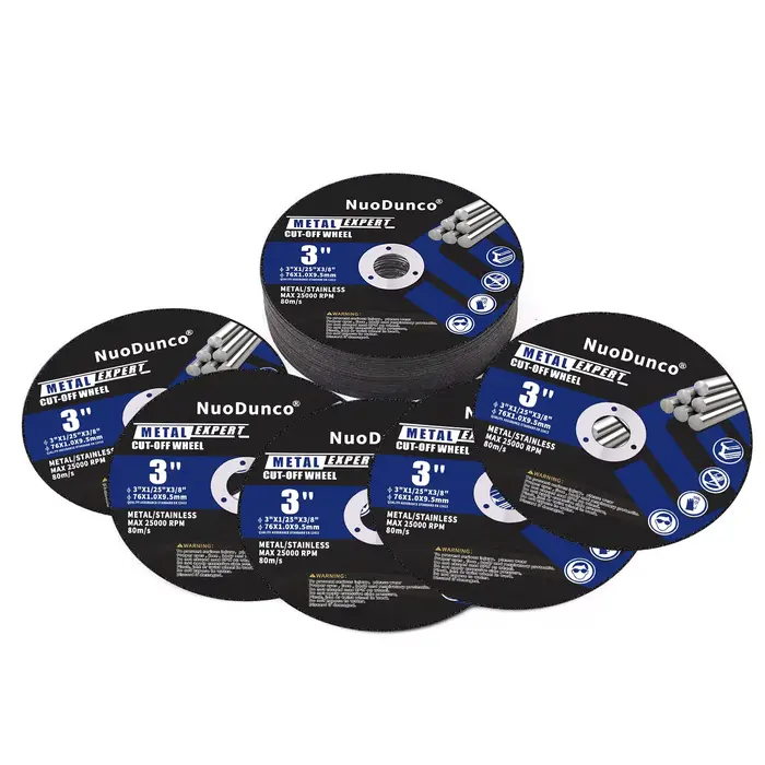 Disque de coupe en métal multicouche de 3 pouces, disque de meule en résine de 75mm pour meuleuse d'