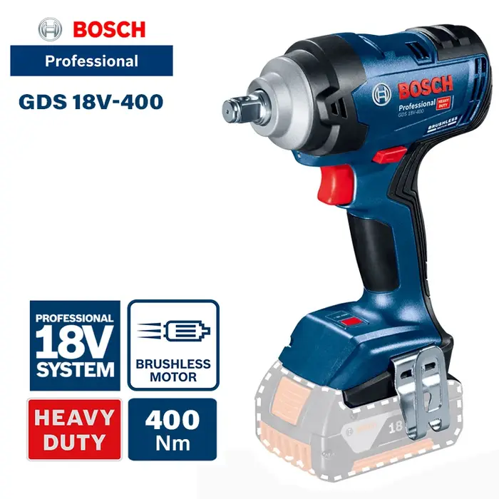  Clé à chocs sans fil Bosch GDS 18V-400 18V