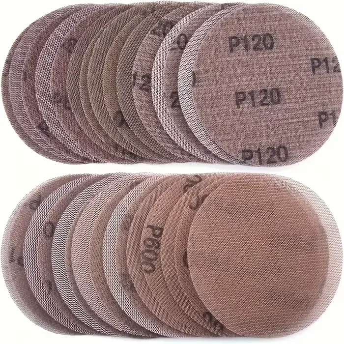 50 disques de ponçage en maille de 5 pouces