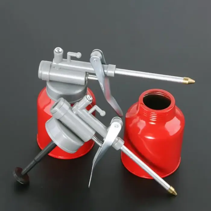 Pistolet à graisse haute pression avec pompe à pouce et buse en cuivre, mini bidon de 250 ml pour l'entretien automobile