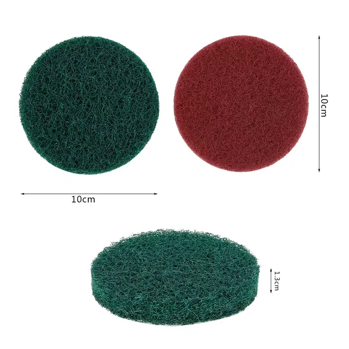 8 pièces 4 pouces perceuse électrique brosse tampons de gommage coulis perceuses électriques épurateur brosse de nettoyage baignoire outils de nettoyage brosse poussiéreuse pour baignoires de voiture