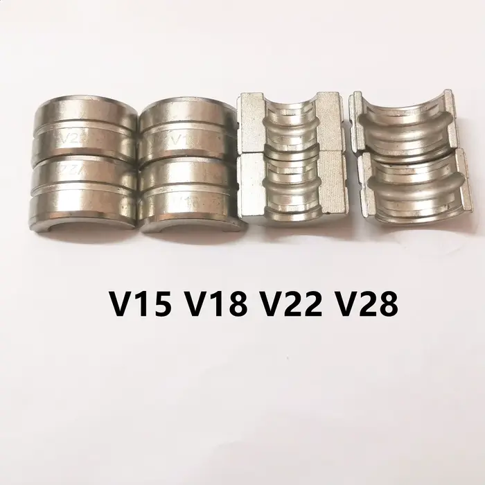 Matrice de sertissage de tube de cuivre en acier inoxydable, collier de serrage hydraulique, outil d