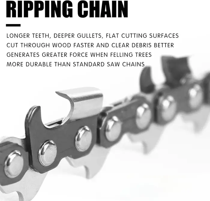 Guide-chaîne de tronçonneuse de 28 pouces avec chaîne de sciage pour Stihl MS381 440 660 661