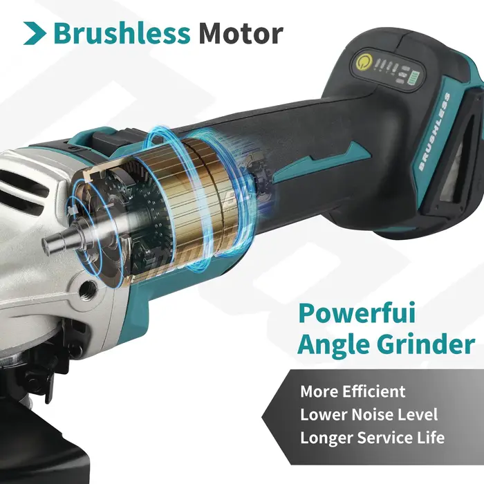 Outil de découpe et de meulage multifonctionnel rechargeable sans balais Makita DGA504 18V 6.0Ah 125mm