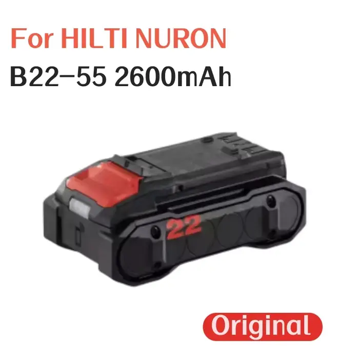 100% Original 5200mAh pour HILTI NURON série 22V batterie marteau électrique perceuse électrique cha