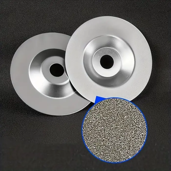 2 lames de meulage en verre diamanté pour carrelage