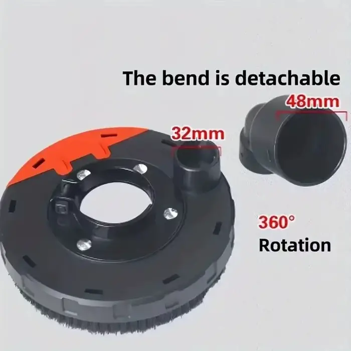 Cache-poussière universel détachable pour meuleuse d'angle