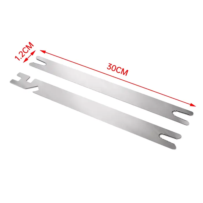 KAK 2 pièces outil de retrait de cylindre panneau de serrure de porte en acier inoxydable démonter c