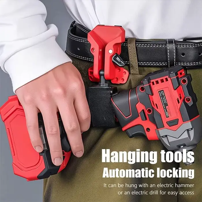 Porte-outil auto-serrant à clip ceinture
