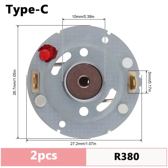 Porte-brosse en carbone pour moteur RS550 RS380 RS775