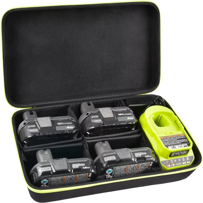 Coque compatible avec batterie compacte Ryobi ONE+ 18 V lithium-ion 4