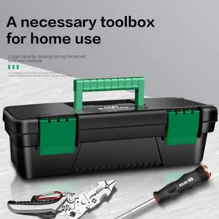 Mallette à outils de 10 pouces avec boîte de rangement amovible