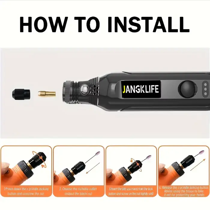 USB Sans Fil Outil Rotatif Kit Bois Gravure Stylo BRICOLAGE Pour Bijoux En Métal Verre Mini Perceuse
