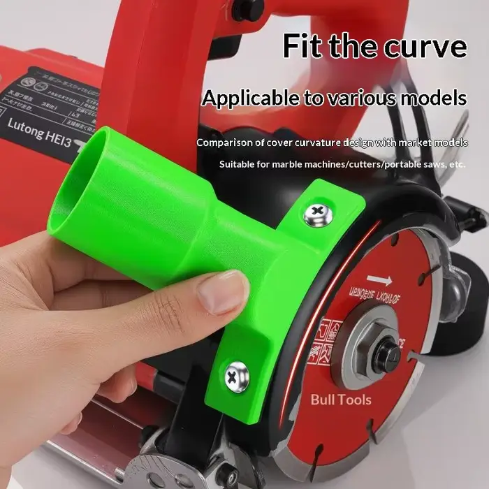 Extracteur de poussière pour meuleuse d'angle à double port