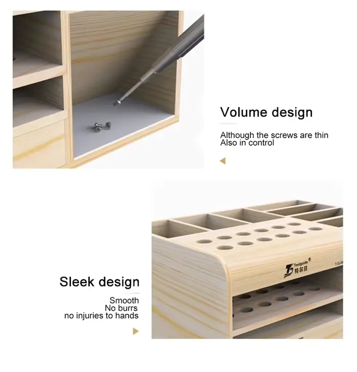 Toolguide – boîte de rangement en bois