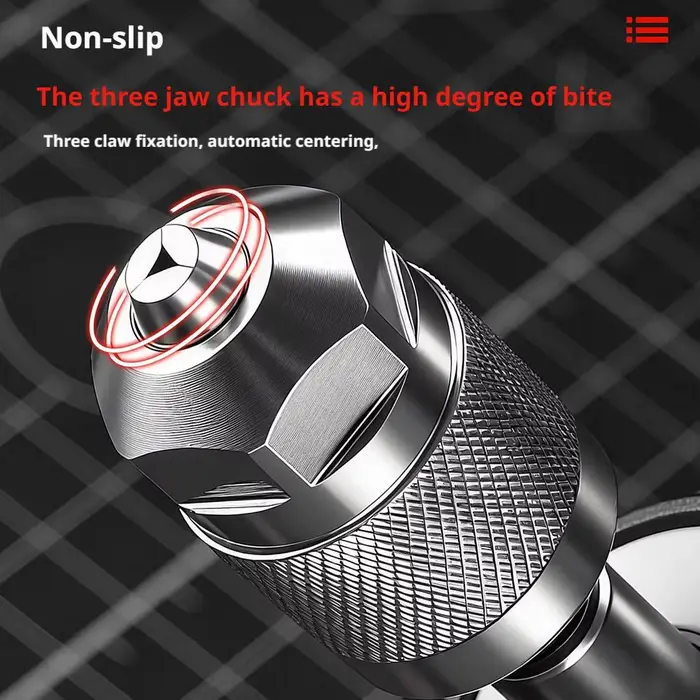 Adaptateur de mandrin de perceuse à trois griffes à queue hexagonale