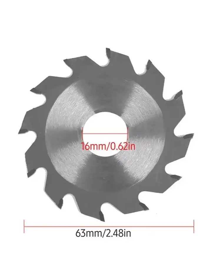 Lame de scie circulaire en carbure de 63 mm de diamètre