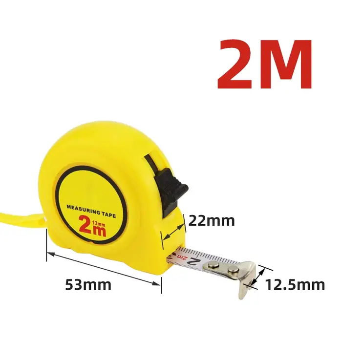 Règle de mesure métrique en acier, ruban à mesurer de 2M 3M 5M, outil de mesure de Distance, règle d
