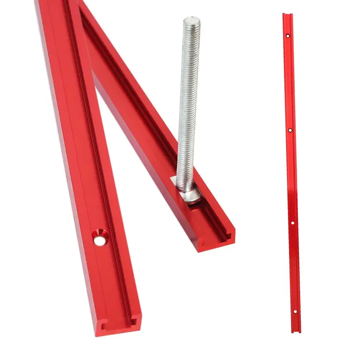 2 pièces Rail de guidage pour menuiserie 600 mm