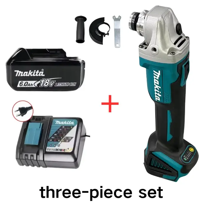 2025 Makita 18V 125mm DGA404 meuleuse d'angle électrique au Lithium sans brosse Machine de découpe Rechargeable