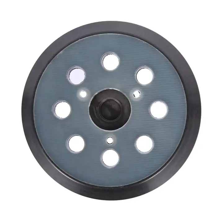 125mm 5 pouces tampon de ponceuse 8 trous 3/4 clous support disque de ponçage tampon crochet boucle