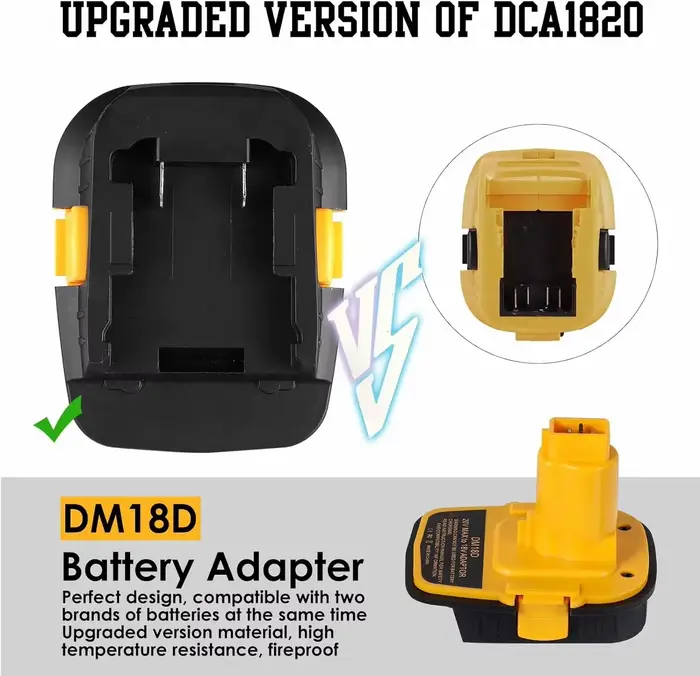 Prolongez la durée de vie de vos outils DeWalt XPR : Adaptateur lithium