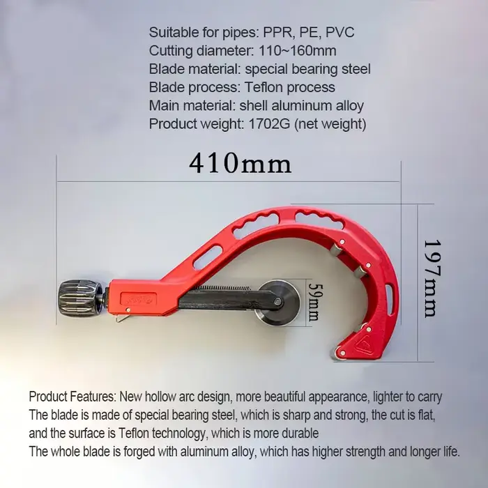 Coupe-Tube Portable, ciseaux métalliques