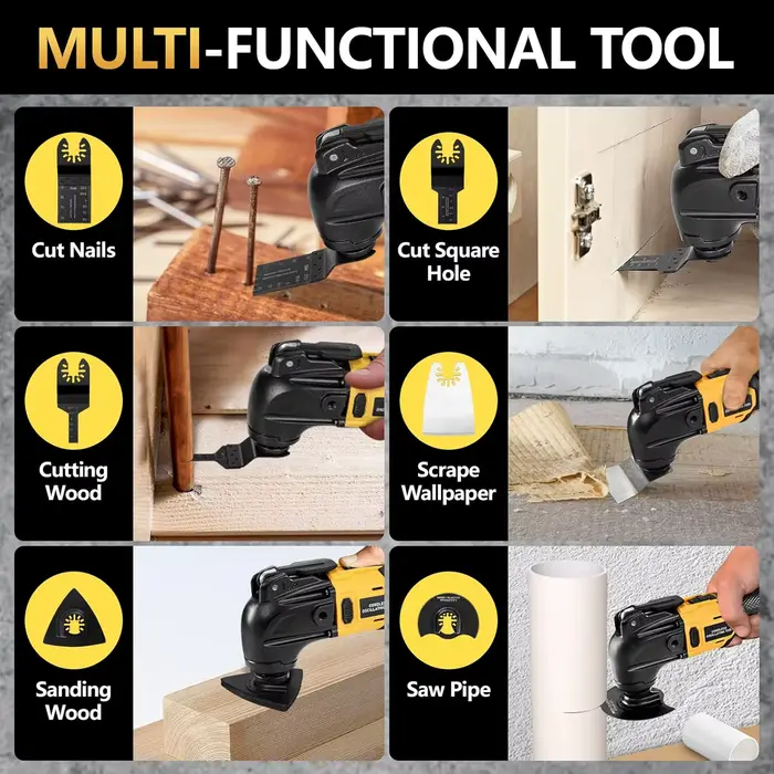 Multi-outil oscillant sans brosse