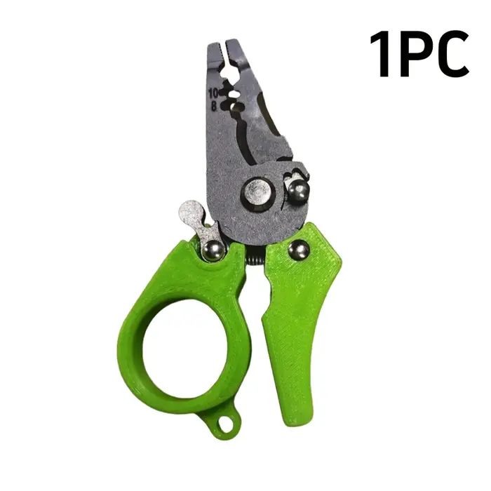 Mini-pinces à dénuder multifonctionnelles de poche pour électriciens – Outil de coupe et de sertissage de câbles