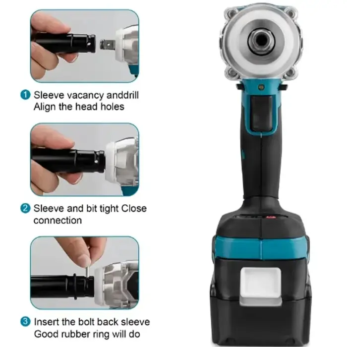 Makita DTW285 18V tournevis électrique sans brosse 280N.m 1/2 "prise perceuse-visseuse Rechargeable