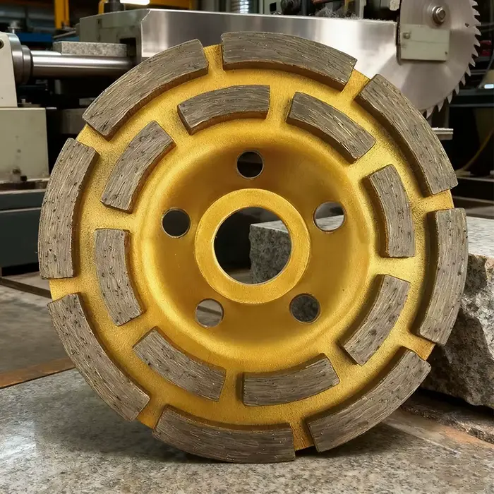 Grand disque de meulage diamant pour pierre et sol en béton