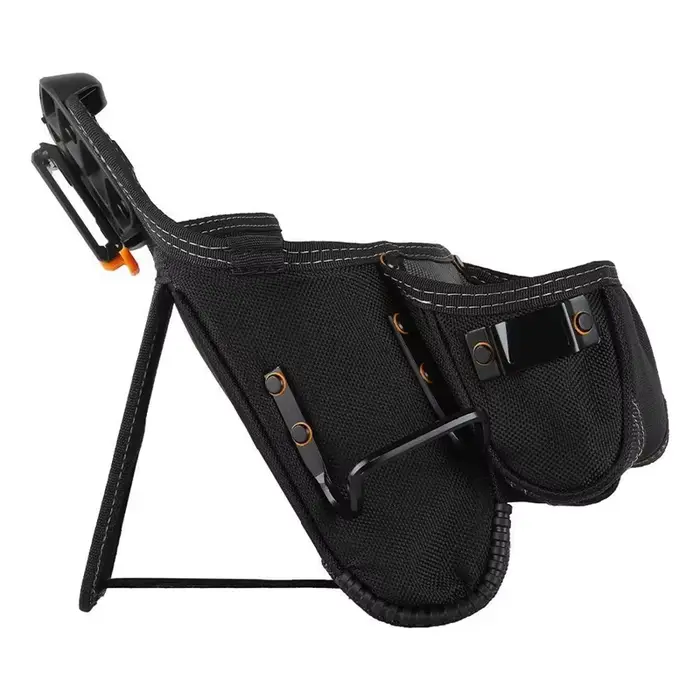 TOOLSTACK Ceinture porte-outils multifonctionnelle à double poche pour électricien