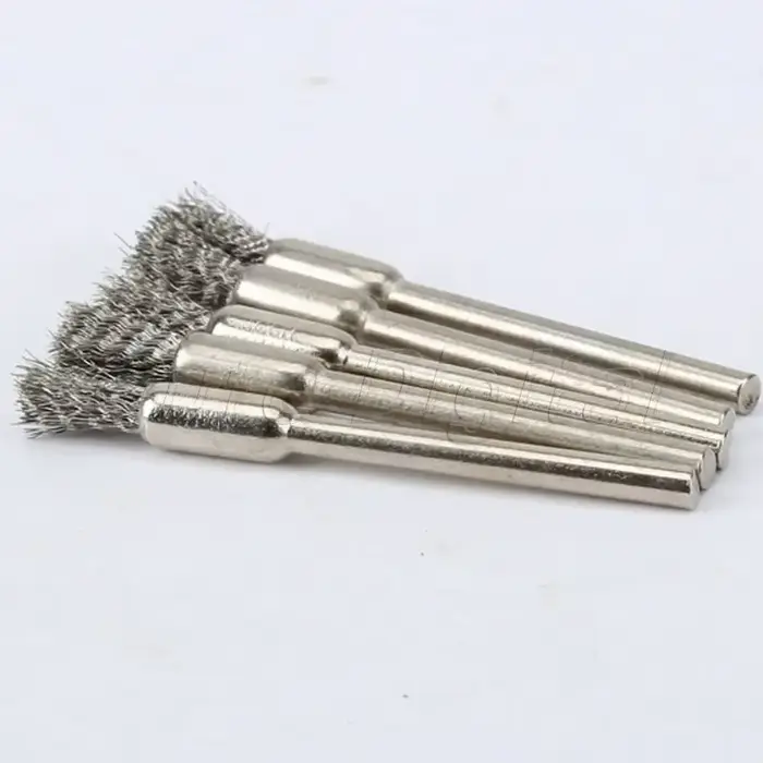 5 brosses à fil d'acier de 5 mm
