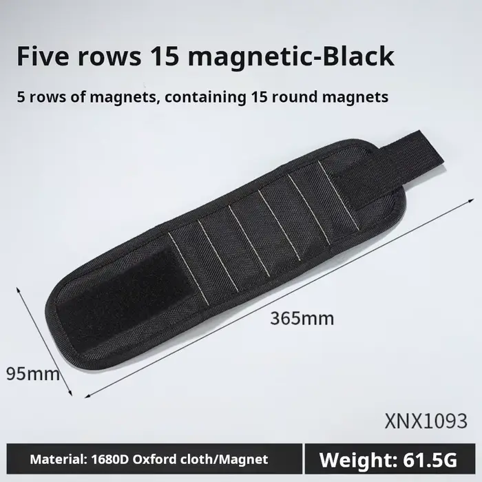 Outil de dragonne magnétique avec vis de fixation de fixation portable, outil de poignet magnétique 