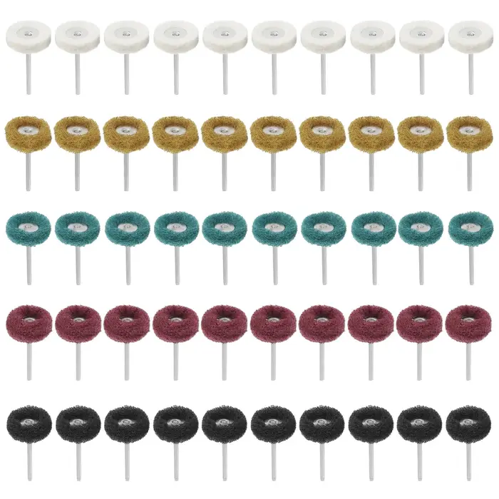 Mini foret en Nylon, brosse Abrasive, fil de polissage, roue de polissage, outil manuel rotatif Drem