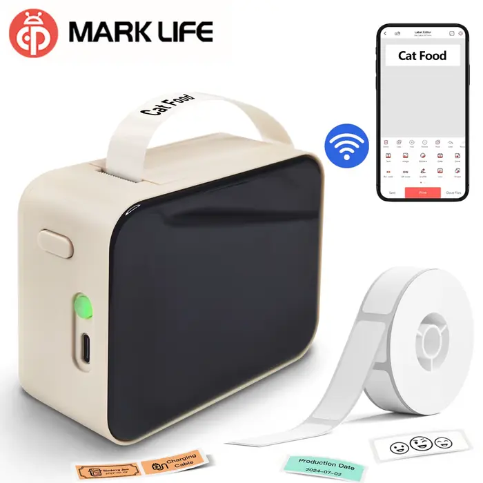 Imprimante d'étiquettes portable Marklife P15 Mini